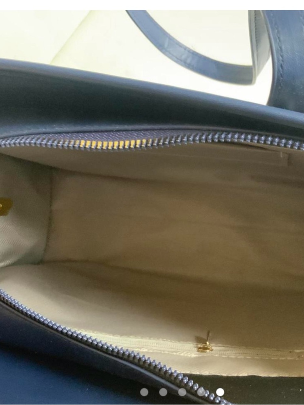 ‼️WOW‼️CD La FEMME TOTE Bag Navy and Cream Oblique Canvas Tote‼️ - Picture 5 of 10